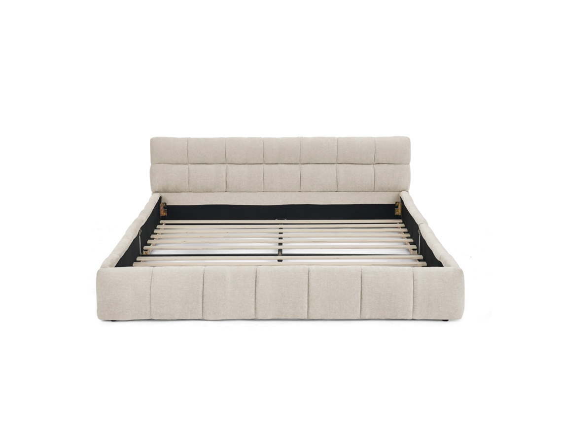 Cama S/marca Espuma Bege 140 X 200 Cm
