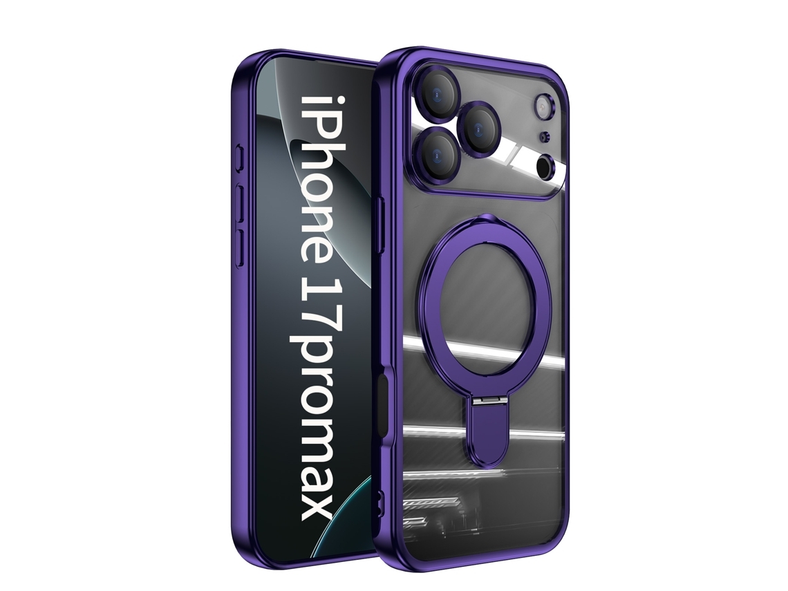 Zsanfs Capa Para Iphone 17 Pro Max, Compatível Com Magsafe, Cor Roxo