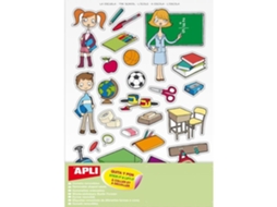 Adesivos reposicionáveis - Escola - 75 passados…