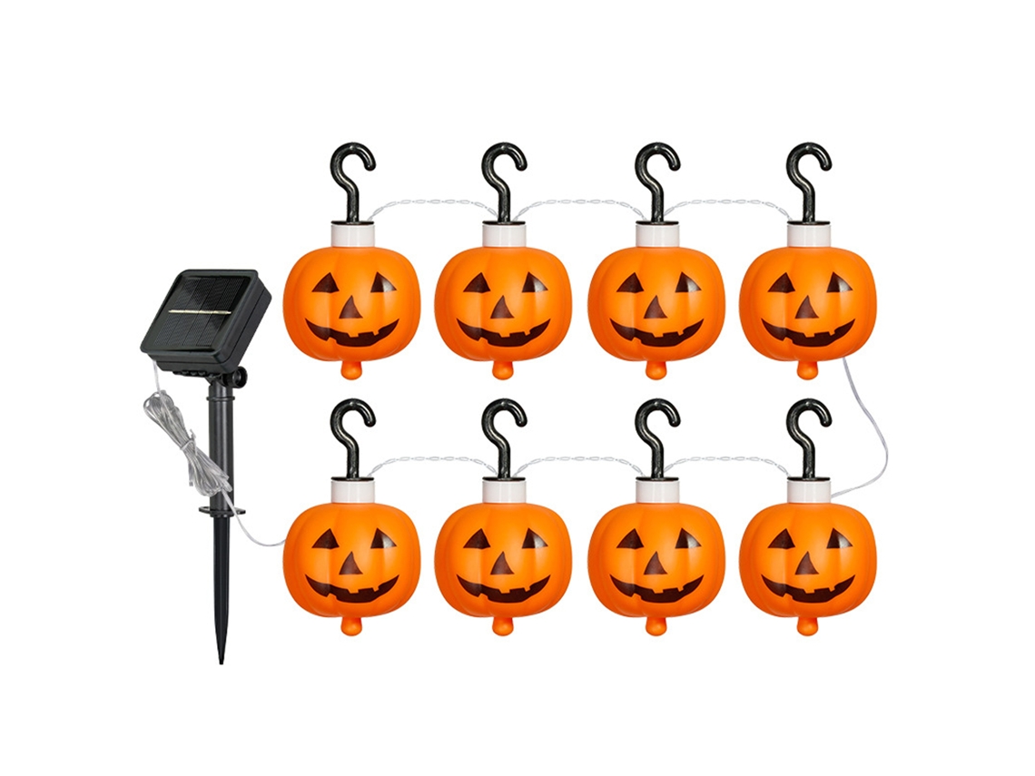Laxiscreed Decoração De Abóbora Solar Para Halloween, 1 A 8 Peças, Pode Ser Pendurada Ou No Floor