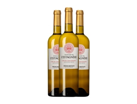 Vinho branco GÉRARD BERTRAND Domaine de l'Estagnère Cité de Carcassonne Blanc Chardonnay (0.75 L - 3 Unidades)