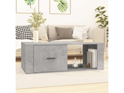 Vidaxl Mesa De Centro 100x50,5x35 Cm Derivados Madeira Cinza Cimento