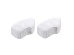 Conjunto de 12 Capas Pano Limpeza para Esfregão a Vapor Karcher Easyfix Sc1 Sc2 Sc3 Sc4 Sc5 Sv7 BRILVIBERA