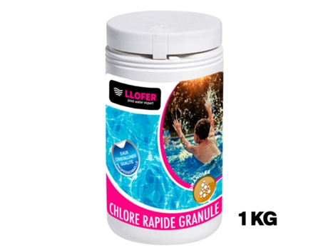 Cloro em pó de choque - 1kg LLOFER