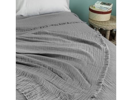 Colcha de Flanela de Gaze de Algodão 270 X 250 Cm TOISON D'OR