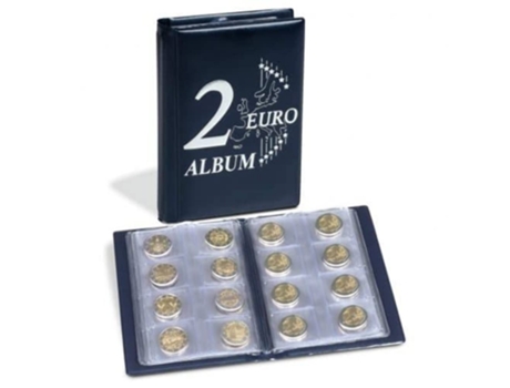 Álbum De Bolso Leuchtturm 2 Euro Por 48 Moedas De 2 Euros