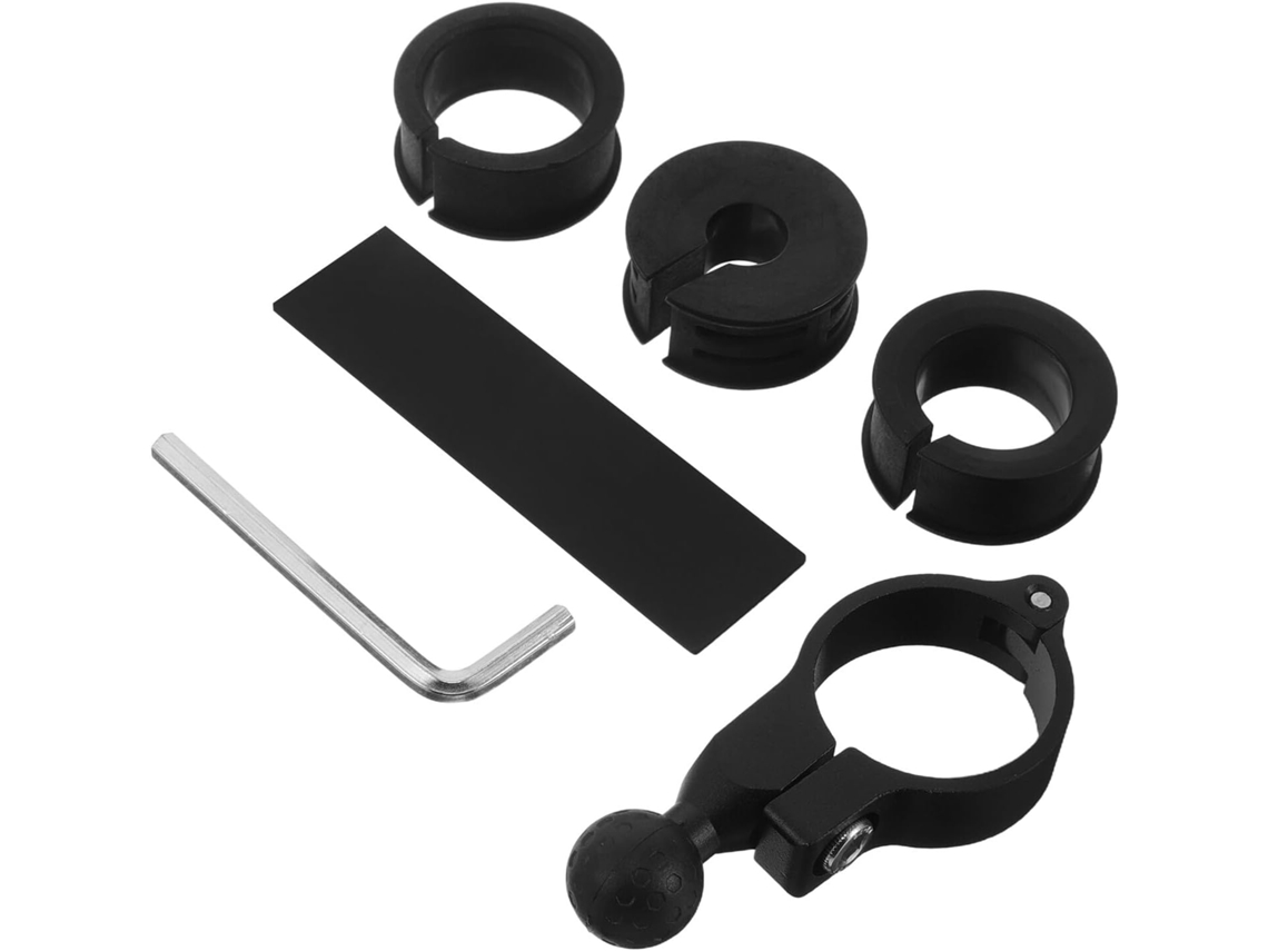Suporte de guidão reforçado com junta esférica de 17 mm para motocicletas redondas.
