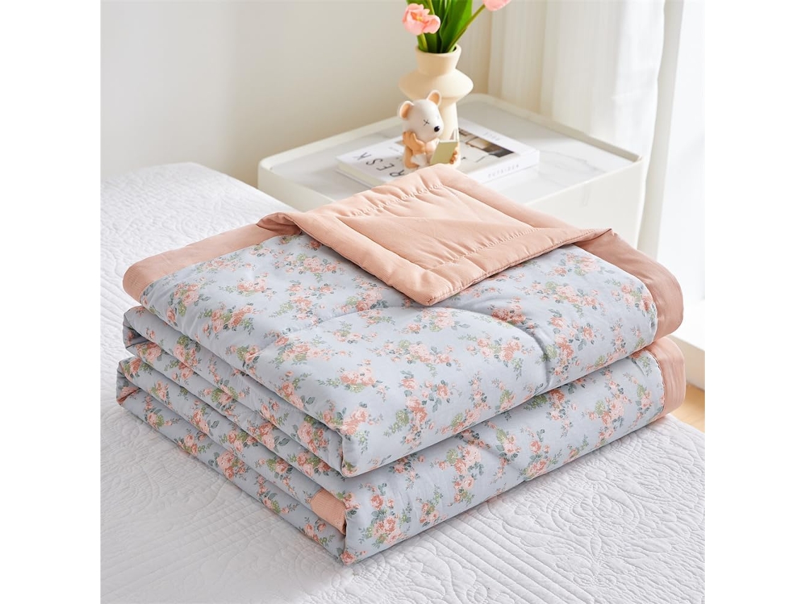 Colcha Acolchoada Fansu Capa de Cama Manta para Ar Condicionado Edredom Conjunto 100% Algodão Sofá com Estampa