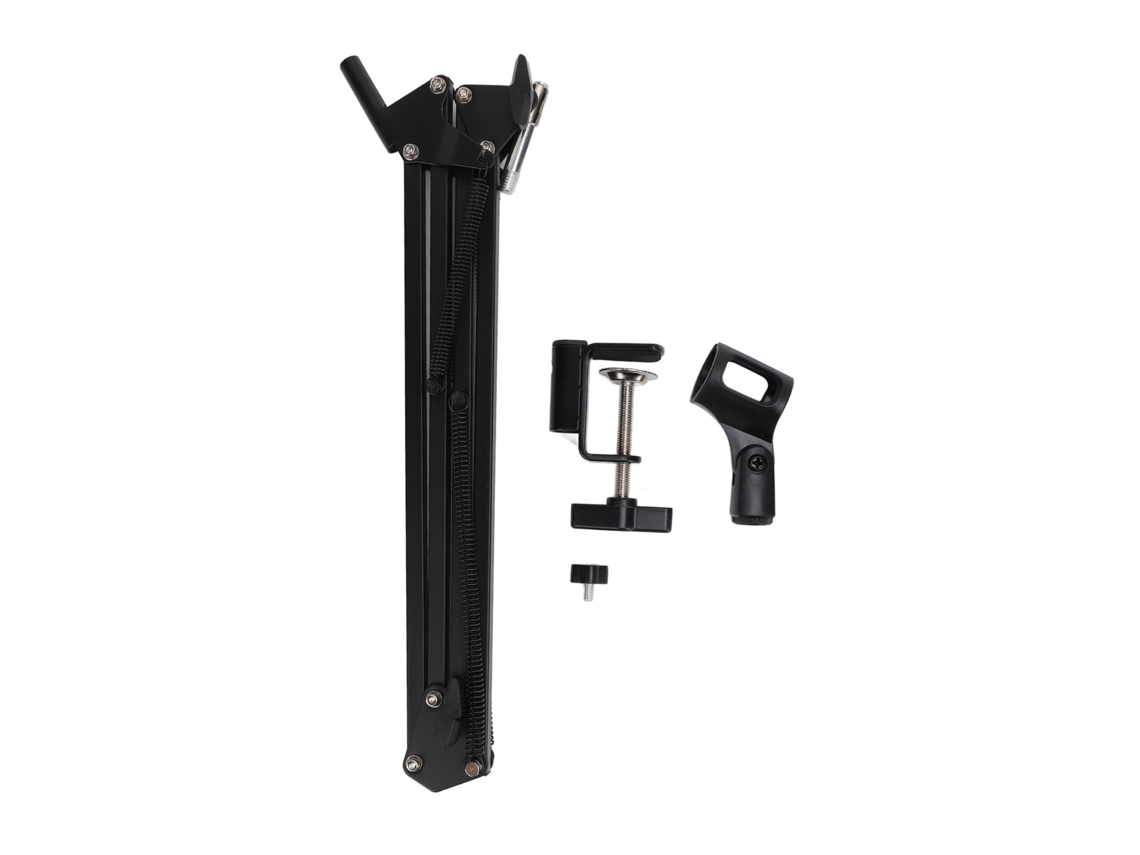 Suporte De Microfone Com Braço Ajustável Para Mesa 3kg Capacidade De Carga Estúdio Gravação Rádio