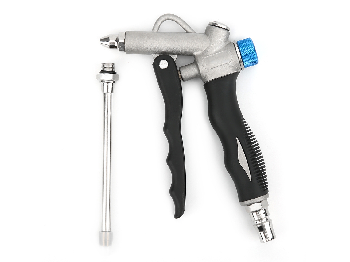 Pistola de ar comprimido ajustável para limpeza industrial, ferramenta pneumática de sucção de poeira G1/4"