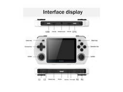 Console De Videogame Portátil Retrô Rk2023 Com Tela Ips De 3,5 Polegadas, Player De Videogame Hd De 16 Gb 64 Gb Para Uso Doméstico, Psp Ly Ebike