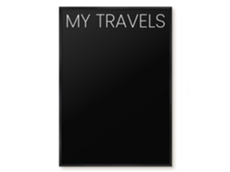 Magnetic Board My Travels For The Living Room Espelharte (70x100 Cm)