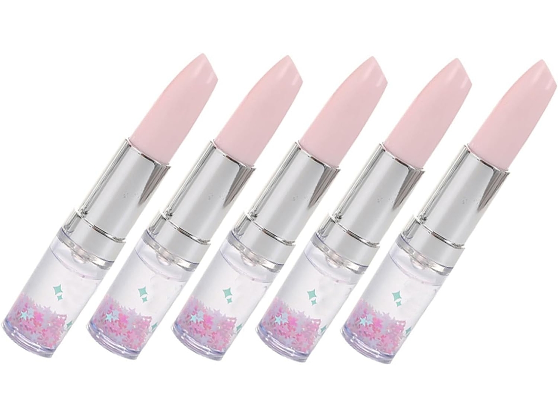 Conjunto De 5 Canetas Em Gel Com Formatos Desenhos Animados. Caneta