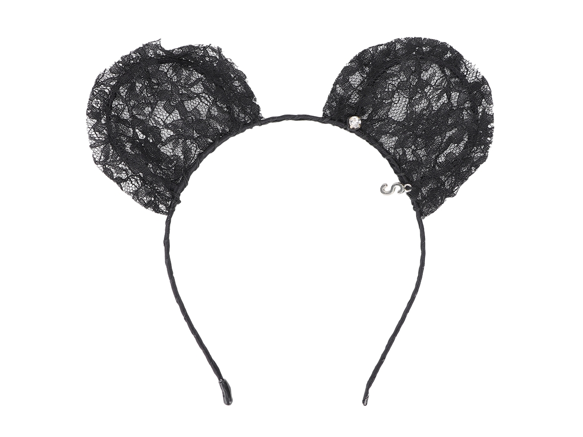 Tiara Com Orelhas De Gato Redondas Para Festa De Cosplay