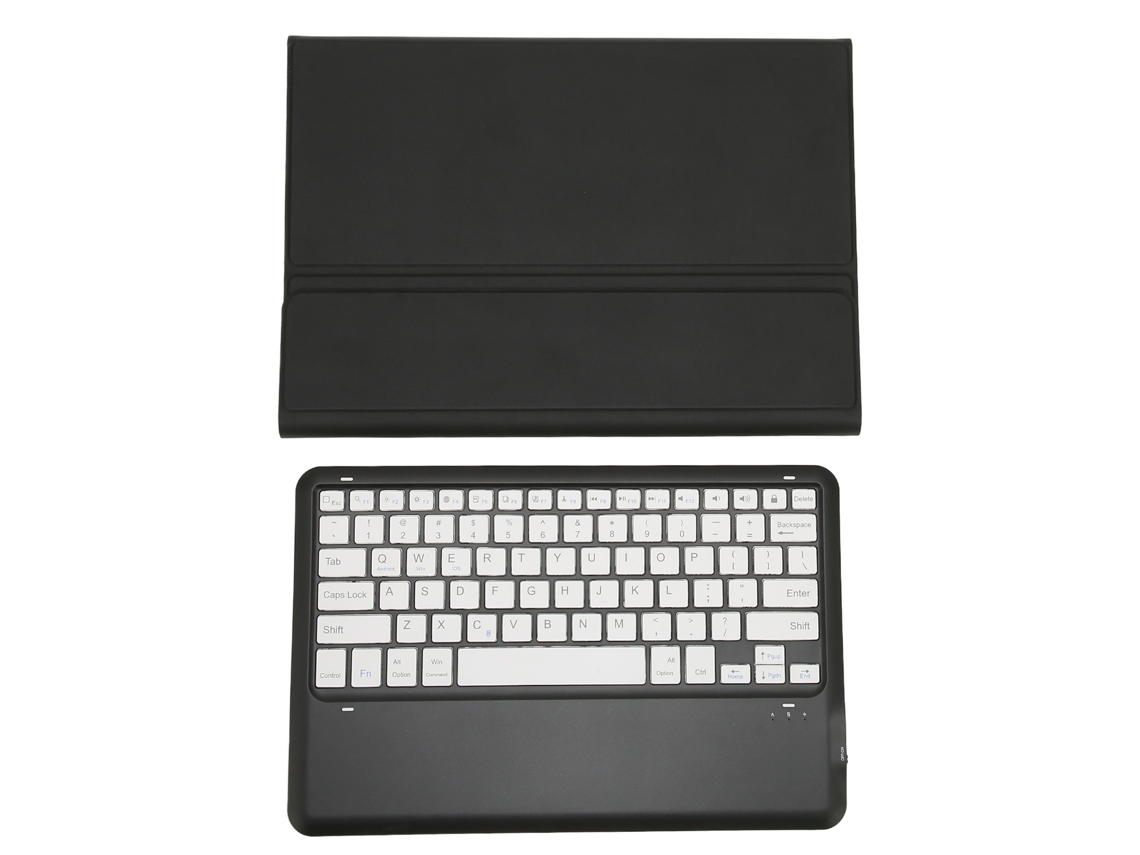 Case Teclado Sem Fio 12.4'' Detachável com 3 Ângulos Ajustáveis para S8 Plus S7 Fe S7 Plus S/MARCA