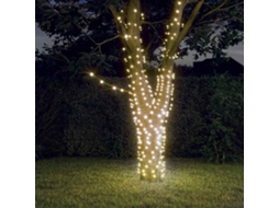 Vidaxl Luzes Solares 5pcs 5x200 Led P/ Interior/exterior Branco Quente