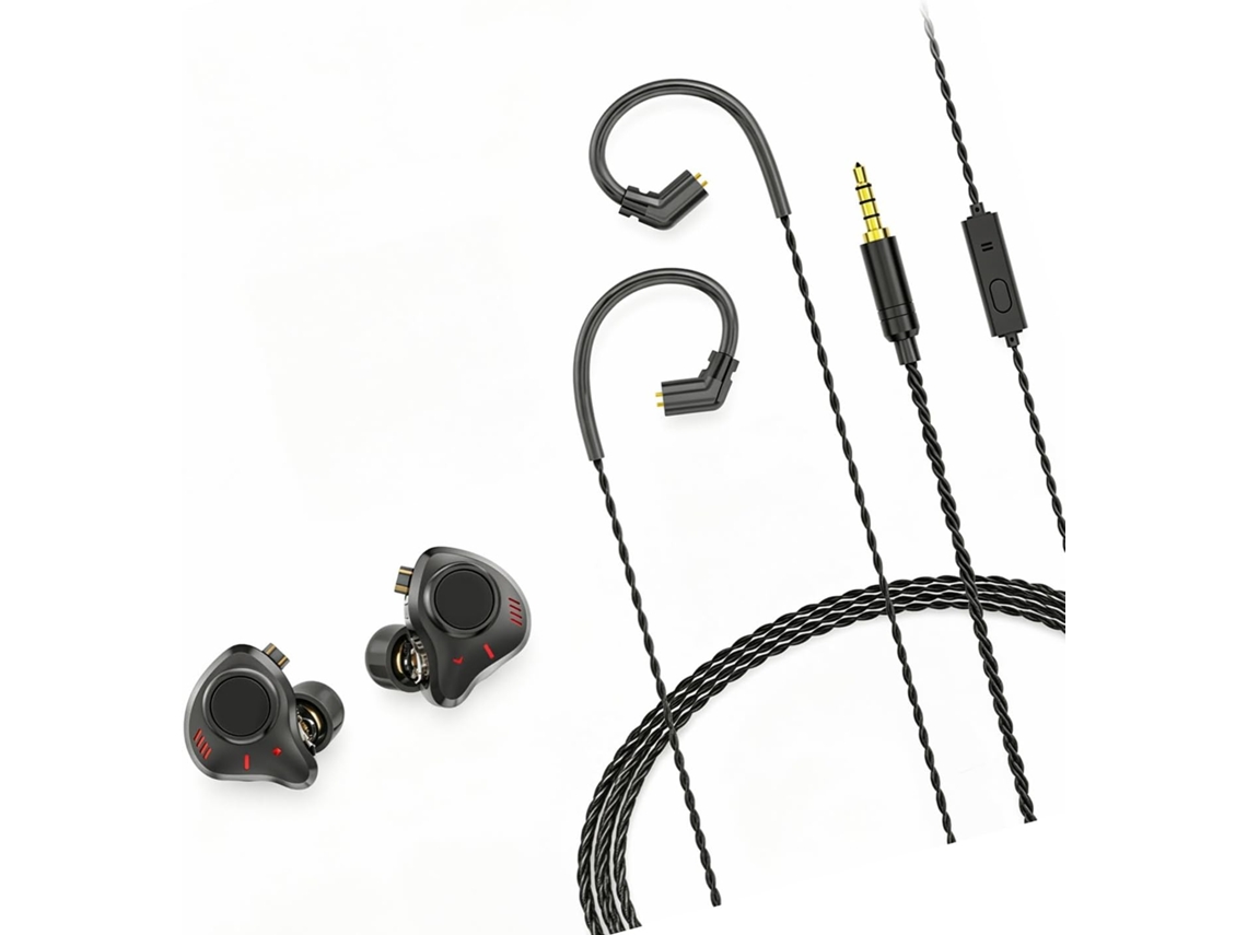 Fones De Ouvido 3,5 Mm, Driver 3,5 Mm, Com Microfone, Estéreo