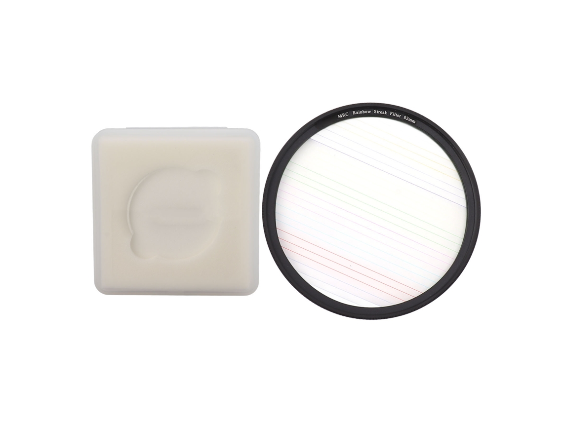 Filtro Estrella Com Linhas Coloridas 82mm Para Câmera Slr Efeitos Micro Especiais Em Cenas Noturnas