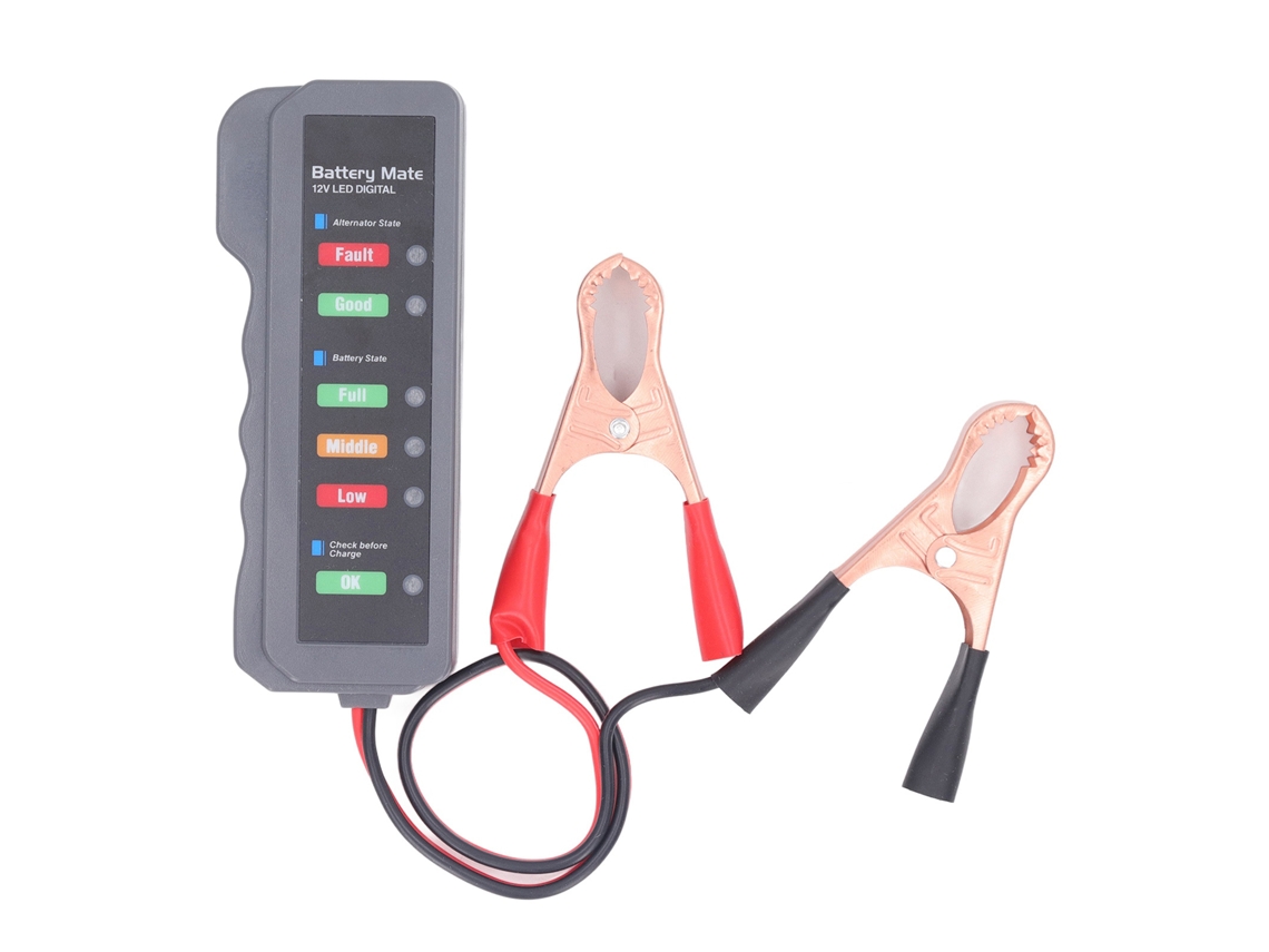 Probador De Batería De Coche 12v Probador De Alternador Herramienta De Detección De Voltaje