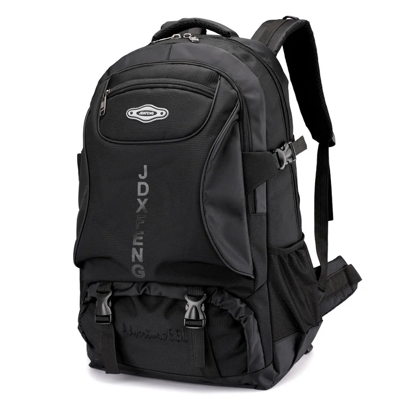 Mochila Impermeável De 60 Litros Para Caminhadas, Esportes, Escola, Escalada, Camping, Trekking E Viagens, Unissex, Preta