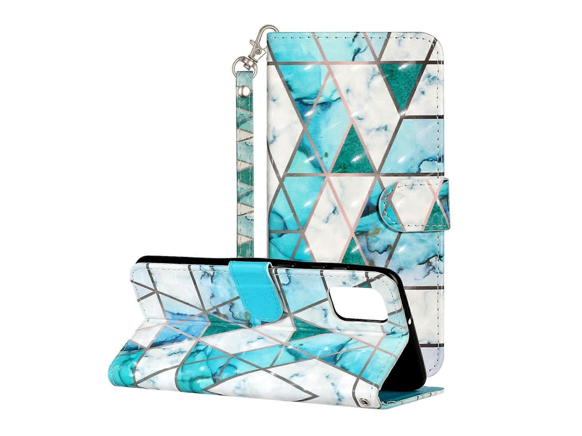 Capa De Couro Pu Com Padrão 3d Horizontal E Aba Flip Para Samsung Galaxy A82 5g, Com Suporte, Compartimentos Para Cartões E Carteira.
