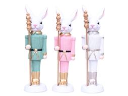 Laxiscreed Conjunto De Cruz Easter Com Coelho Em Resina Para Decoração Criativa E Divertida