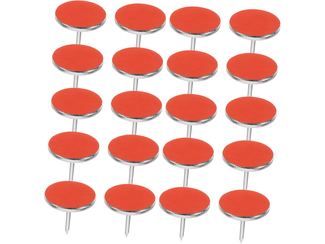 De 50 Tachinhas Metálicas Refletoras Para Marcação De Trilhas, Caminhadas E Acampamentos. Tachinhas De Ferro Gokoco