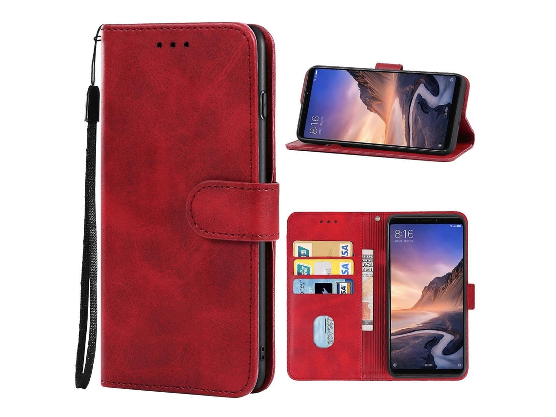 Capa De Couro Para Celular Xiaomi Mi Max 3 Pro
