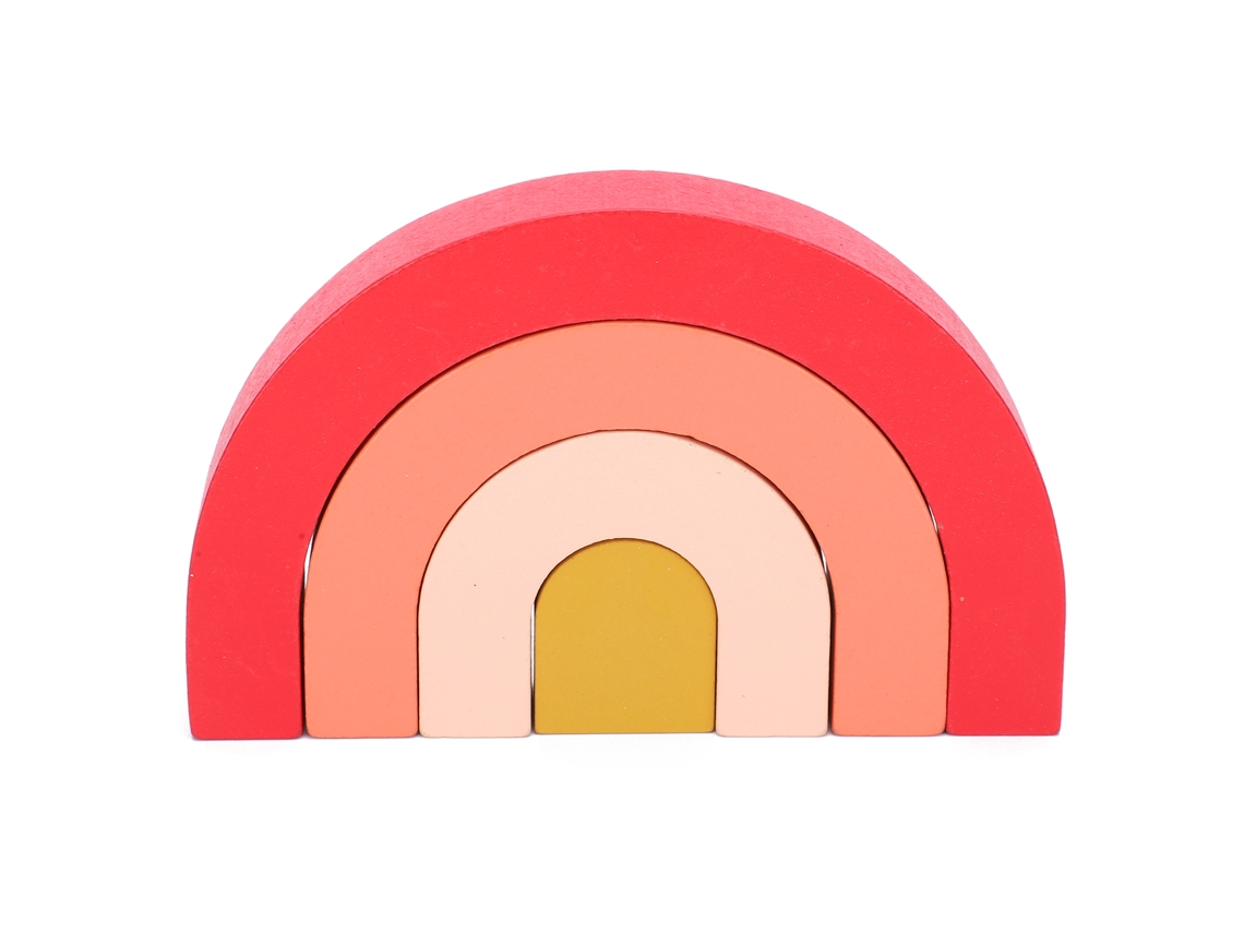 Mali blocos de Montar de Madeira Coloridos para Crianças, Brinquedo Educativo com Decoração de Quarto