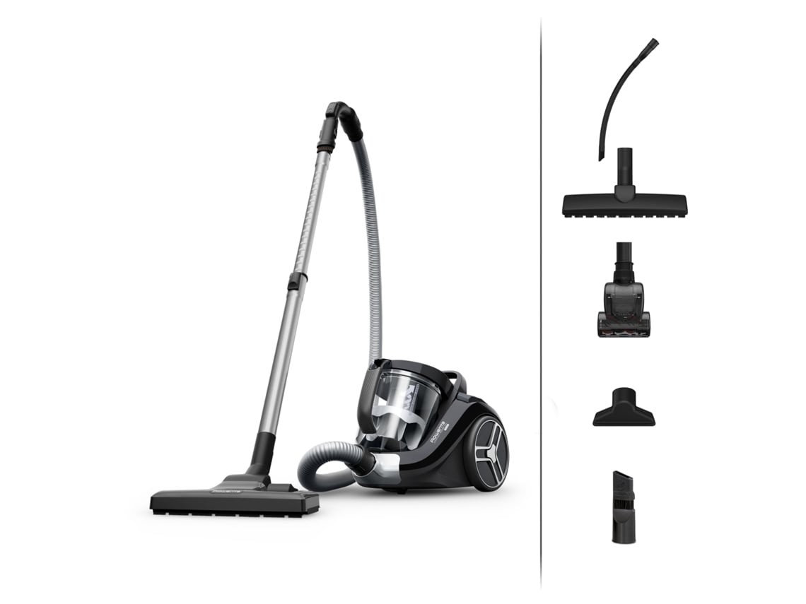 Aspirador Sem Saco ROWENTA Compact Power XXL Total Clean RO4B75EA (Outlet Caixa Aberta - 75 dB - depósito 2.5 L)
