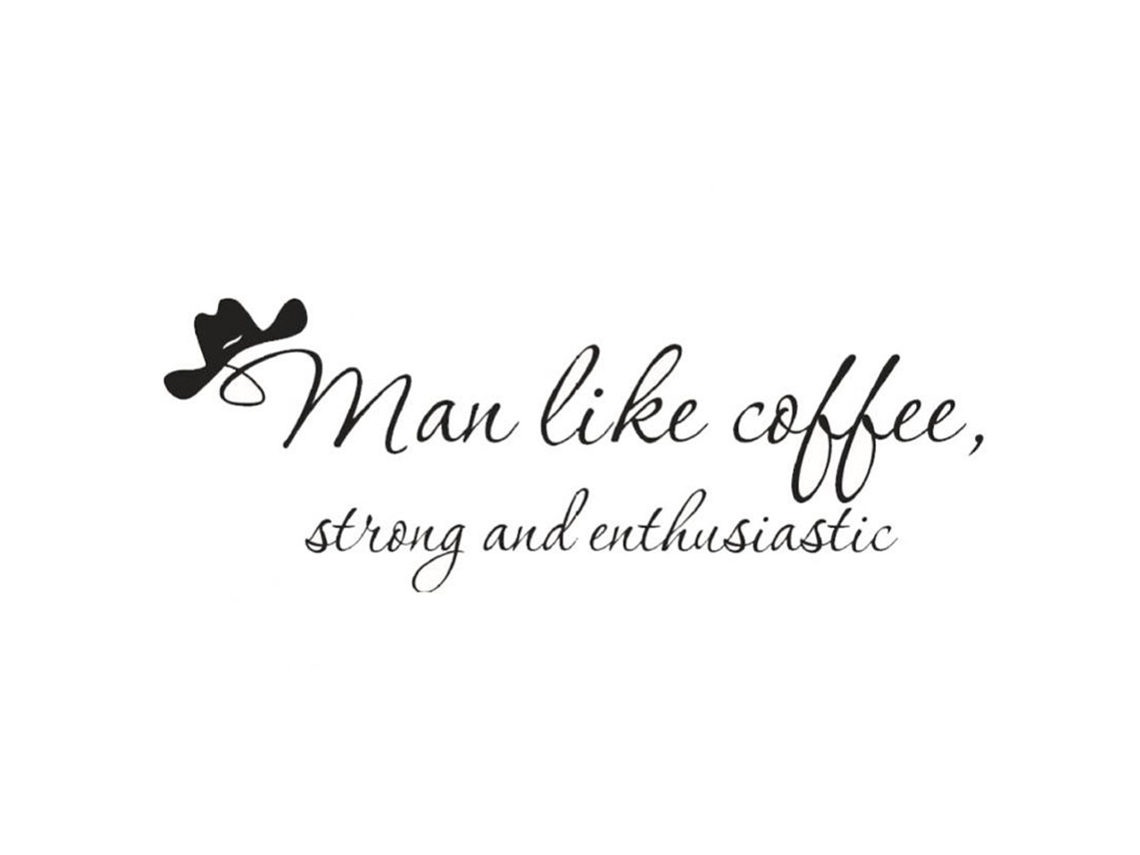 Sticker De Café Decorativo Para Parede De Sala E Quarto