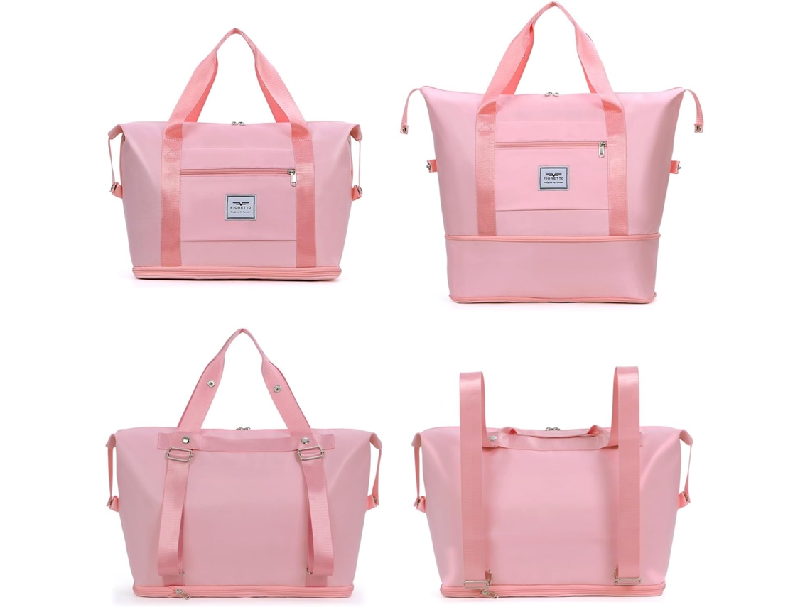 Mala de Viagem AQUAFORGE expansível, com alça para carrinho, para fins de semana, maternidade