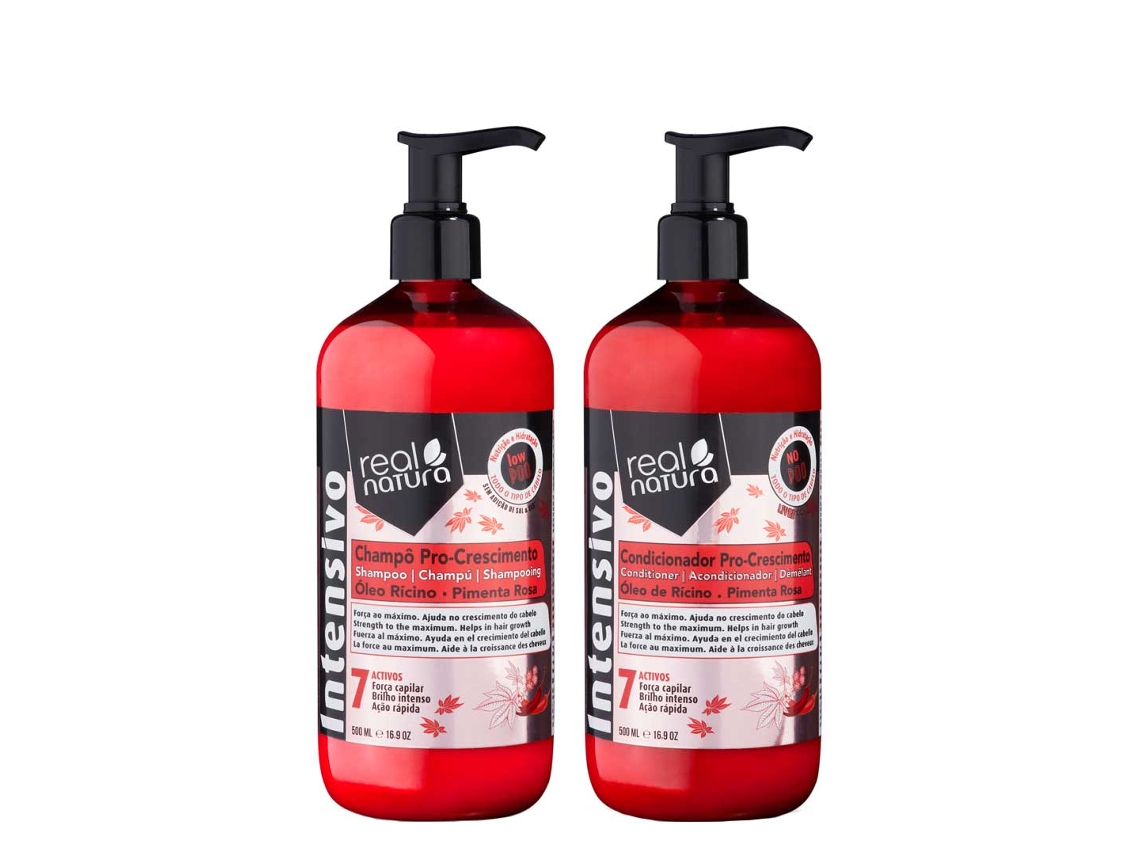 Champô REAL NATURA Pro-Crescimento Pack 1
