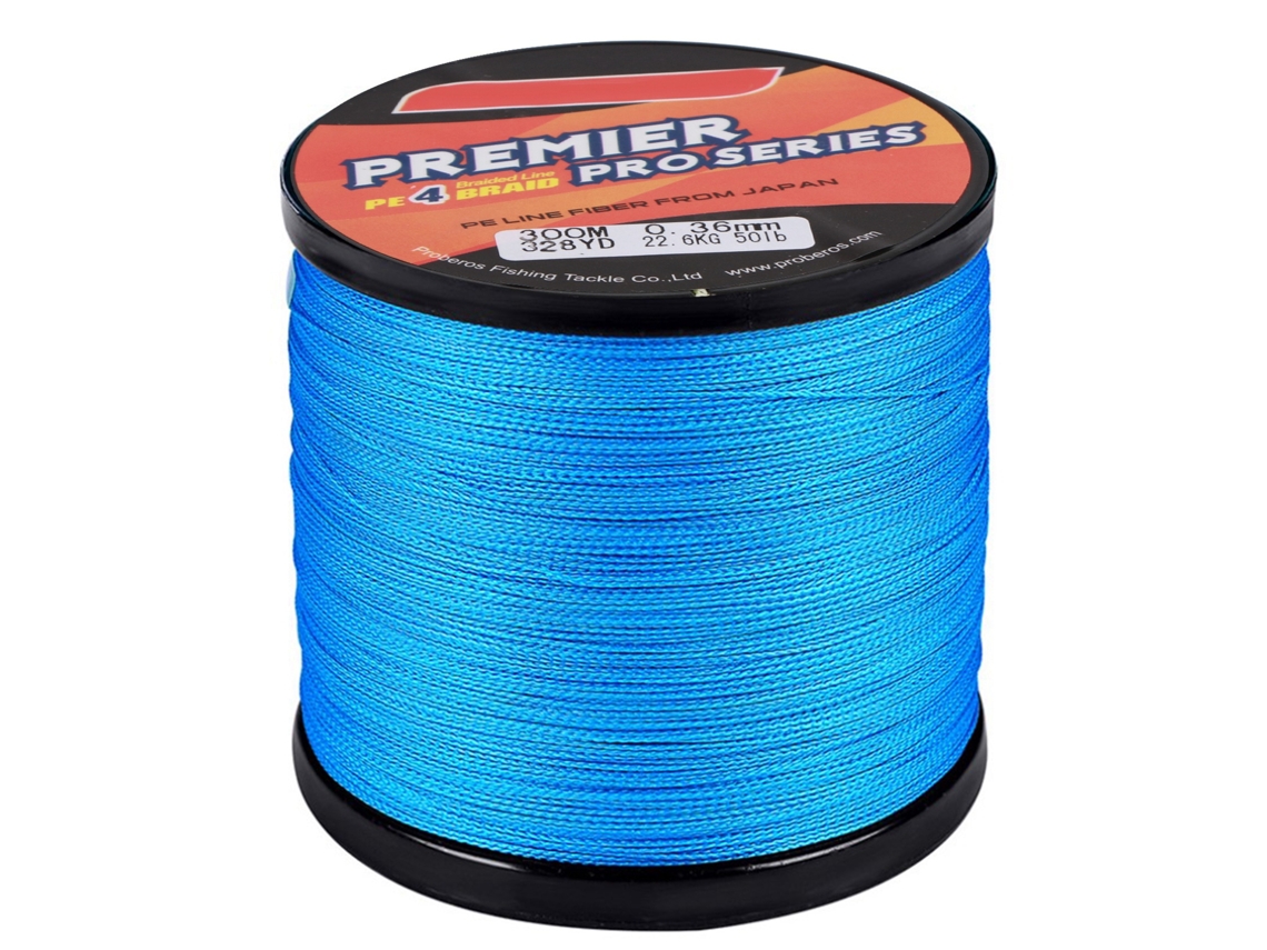Linha de Pesca 5.0/50lb 300m Resistente Azul
