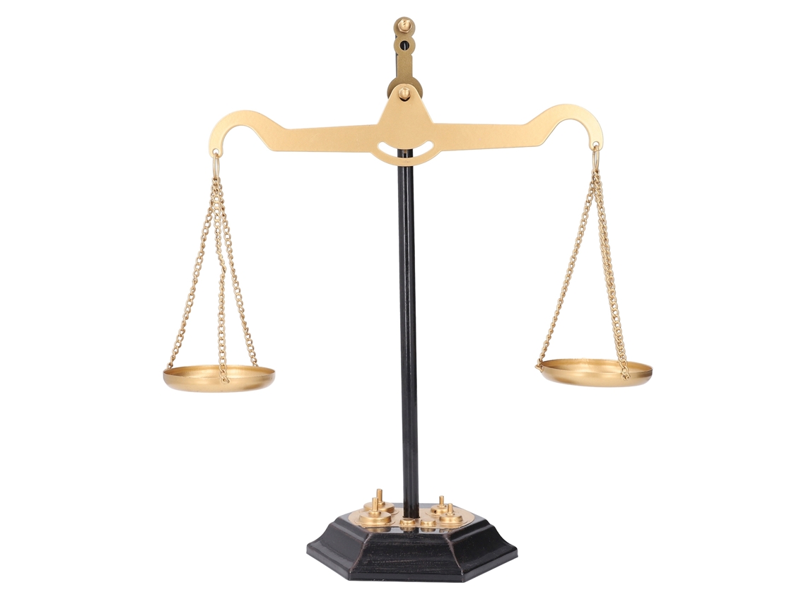 Mali balança de Ferro Retrô Decorativa Mesa Alivio Estresse Justiça Ornamento Casa