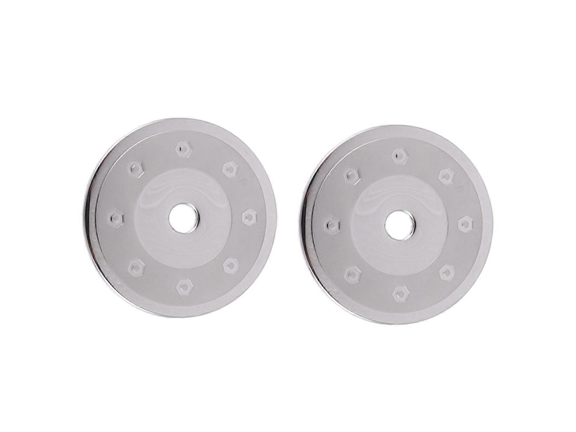 2 Unidades Stainless Steel Tank Cap Gas Box Cover Car-styling Acessórios Para 206 207 C2