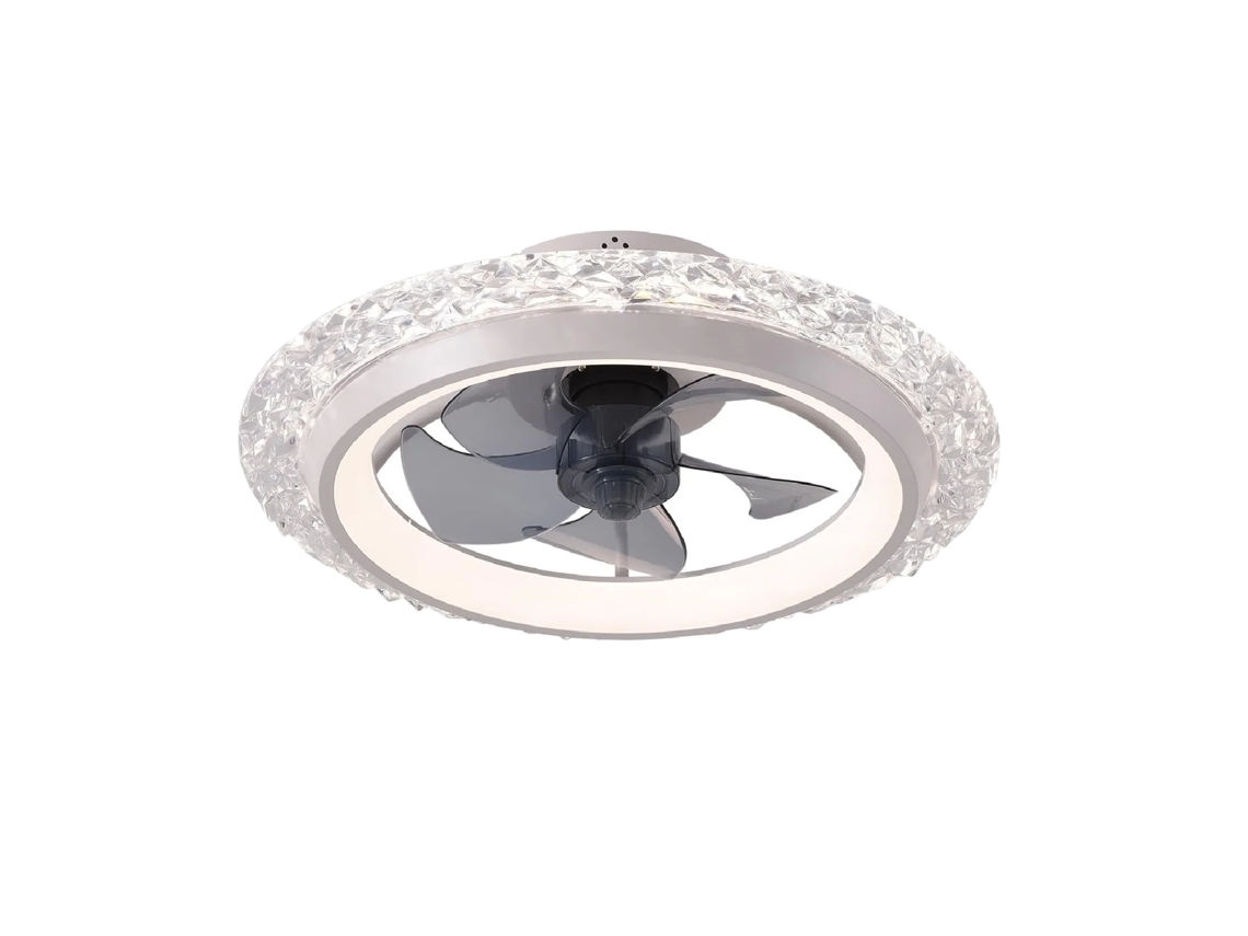 Ventilador De Teto, Controle Remoto, Operação Silenciosa, Branco