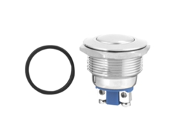 Interruptor Push button Metal Impermeável Redefinição Automática