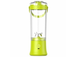Liquidificadora Portátil Elétrica Multifuncional Para Sumos E Batidos, Copo De Mistura Verde-amarelo