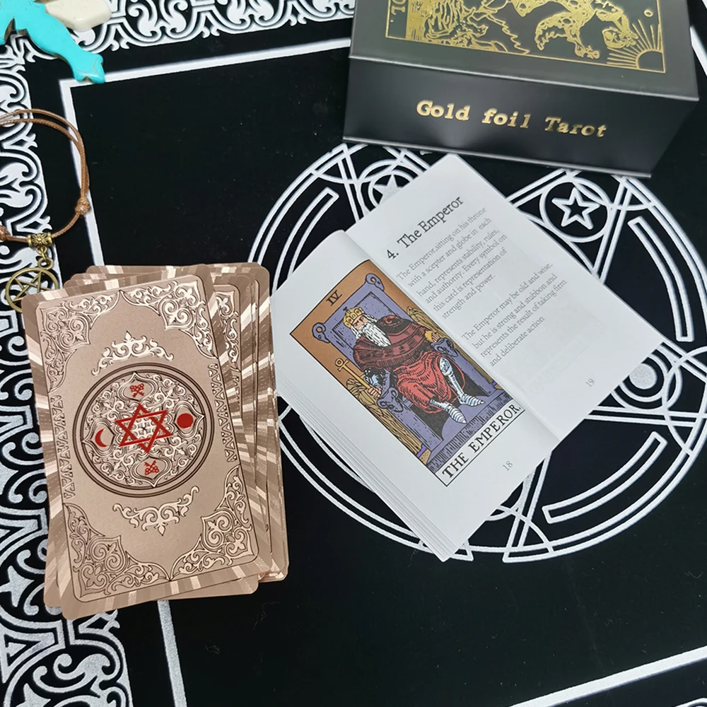 Conjunto De Cartas De Tarô Para Jogo De Mesa Em Pvc, Ideal Para Adivinhação.