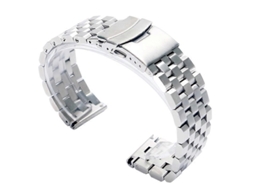 Pulseira De Relógio De Aço Inoxidável De 22 Mm E 20 Mm Com Fecho Dobrável E Trava De Segurança Para Homens. Olysi Shop
