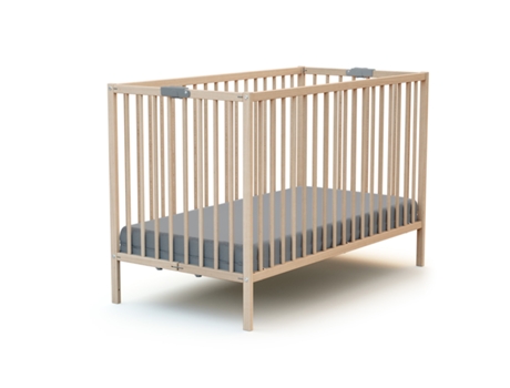 Cama de Bebê Dobrável de Madeira de Madeira WEBABY