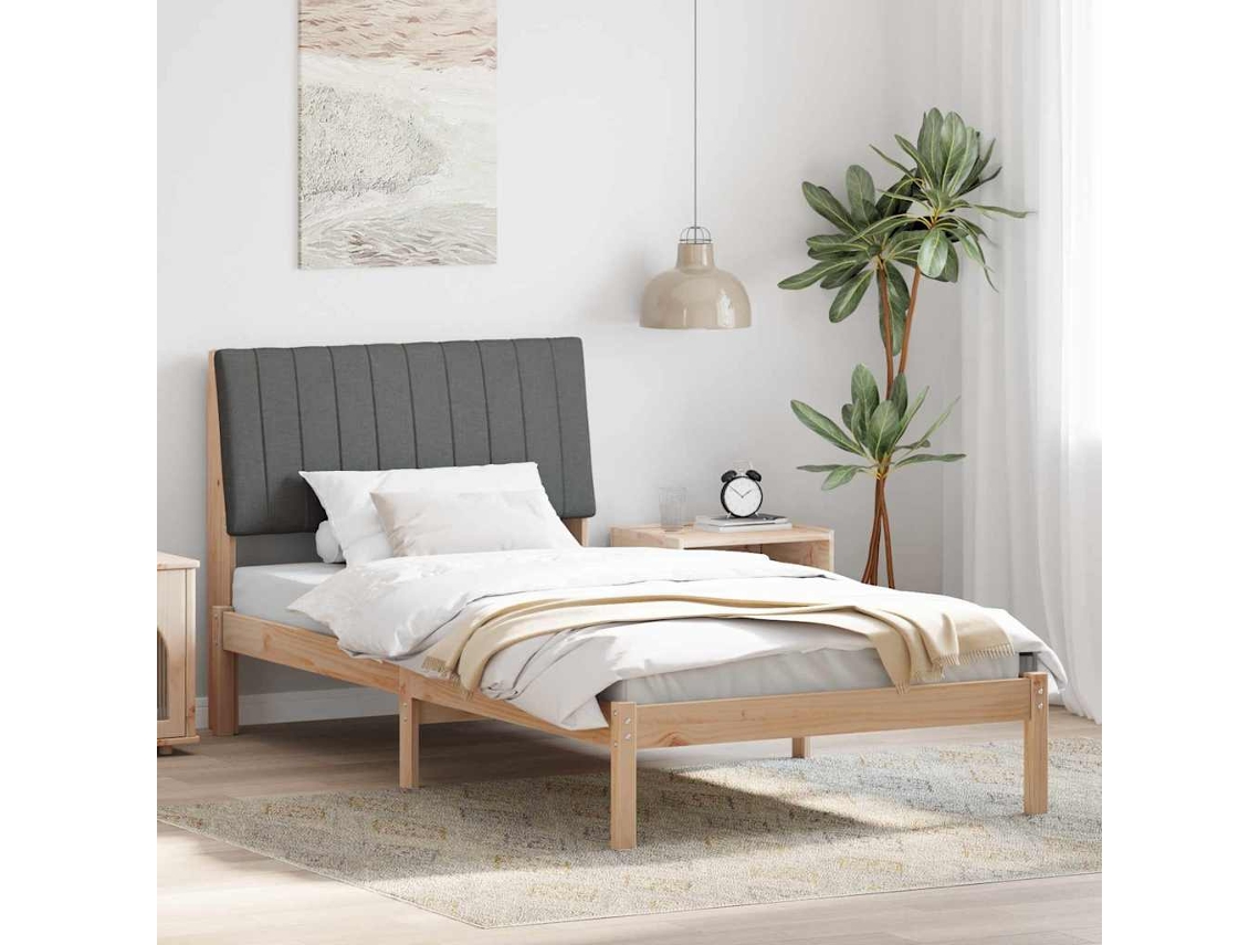 Vidaxl Estrutura da Cama com Cabeceira Castanho 100 X 200 Cm