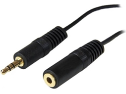 Cabo de Áudio STARTECH (Jack 3.5mm - 3.7 m - Preto)