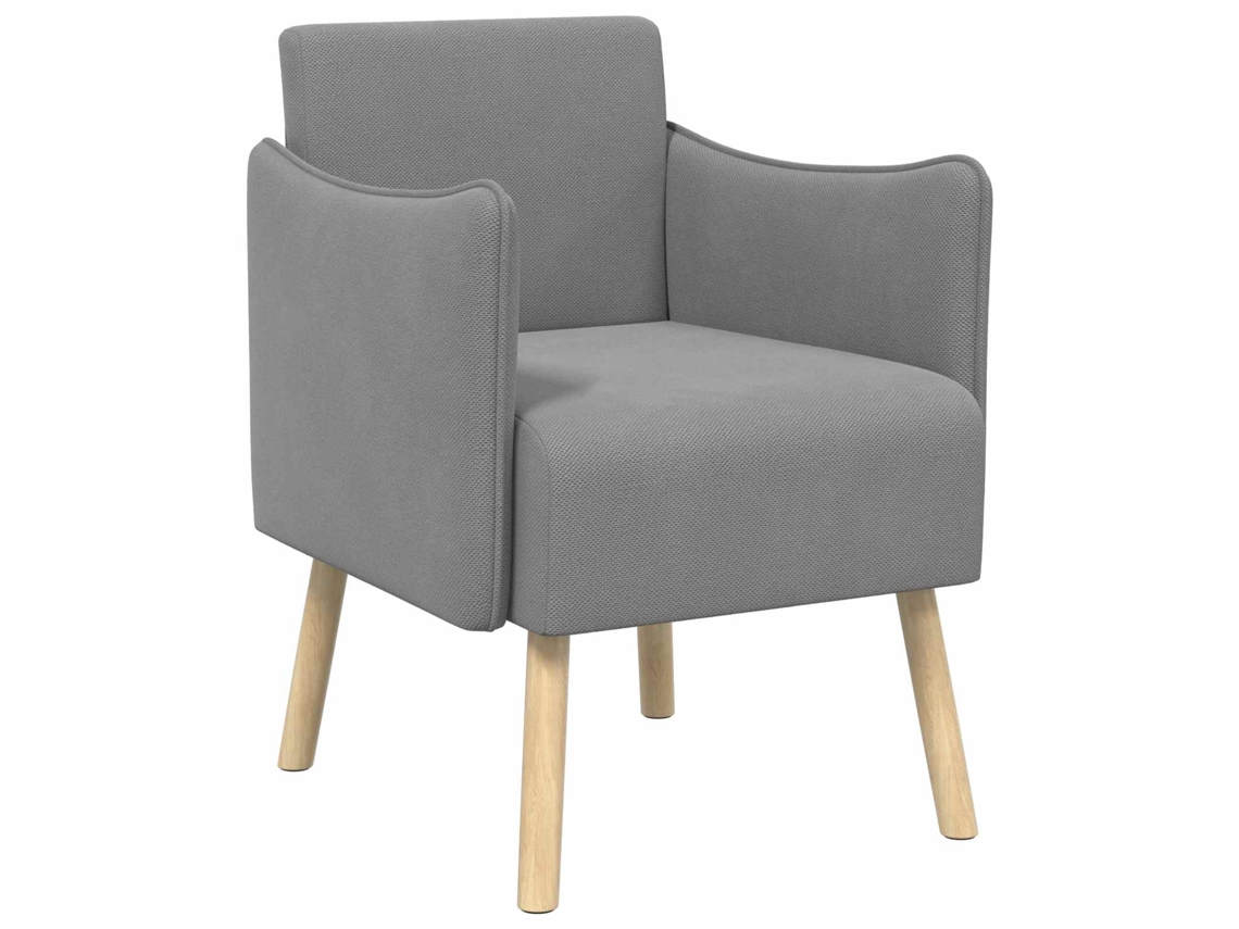 Vidaxl Poltrona Cinzento-escuro Veludo Granulado