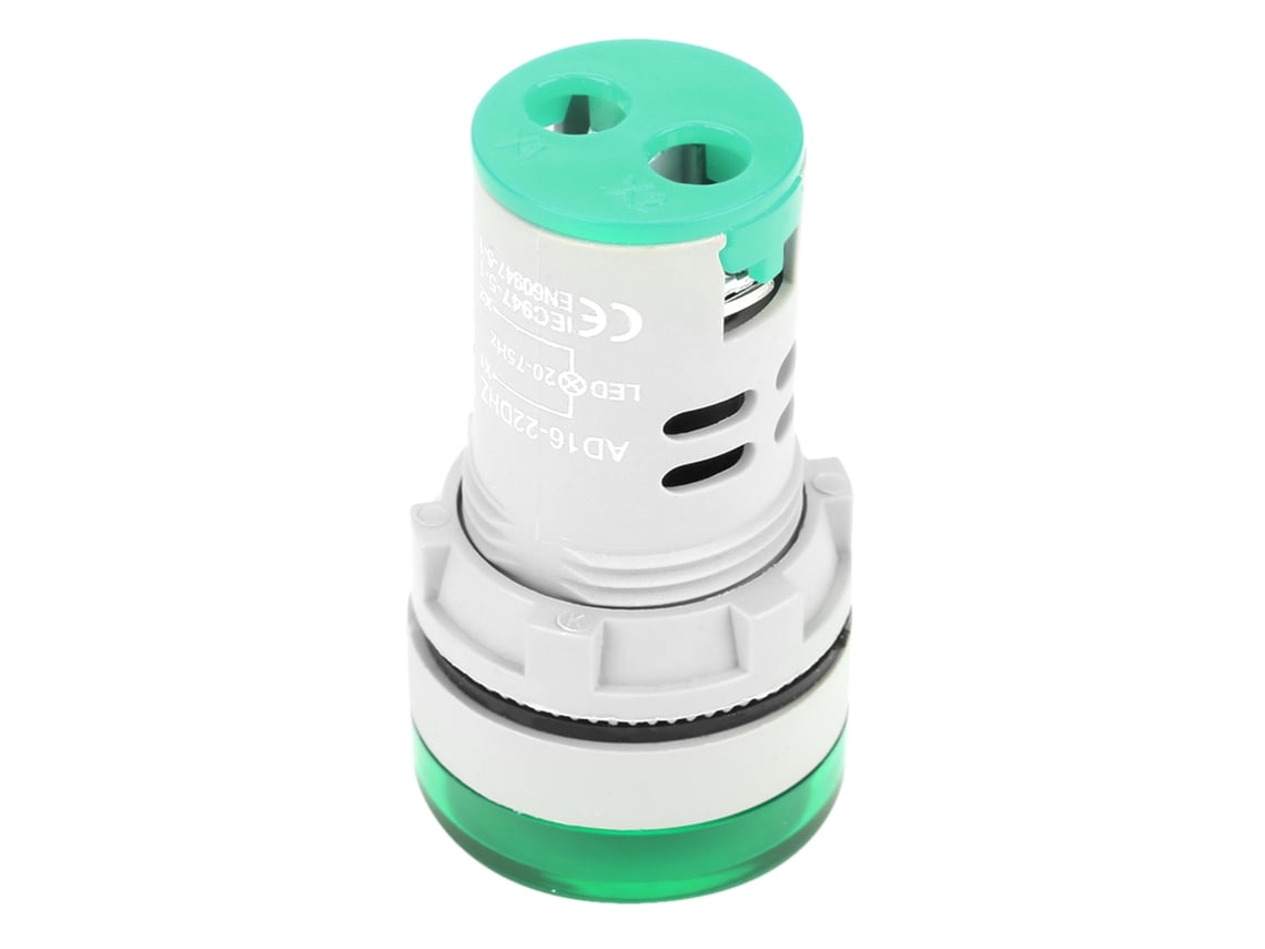Indicador Led Sinal e Frequência Ac Redondo