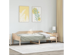 Vidaxl Cama Sem Colchão 90x190 Cm Madeira De Pinho Maciça