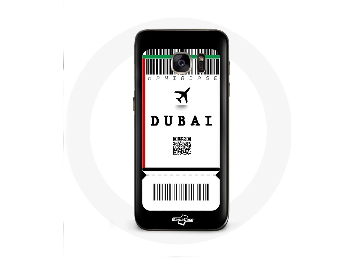 Capa para Samsung Galaxy S6 bilhete de avião Dubai
