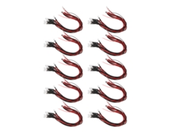 Conjunto de 50 Diodos Led com Cabeamento Cabeça Redonda Alto Brilho 12v