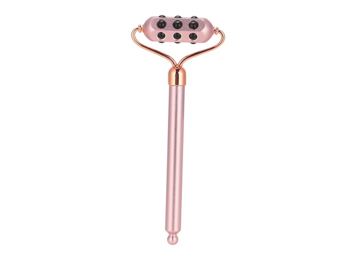 Rolo de massagem facial de germânio rosa para beleza